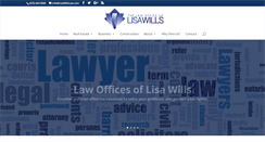 Desktop Screenshot of lisawillslaw.com