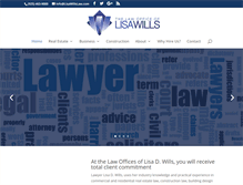 Tablet Screenshot of lisawillslaw.com